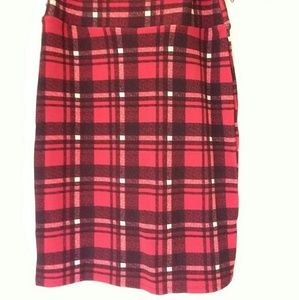 SOLD Lularoe Plaid Elegant Cassie Skirt Size L